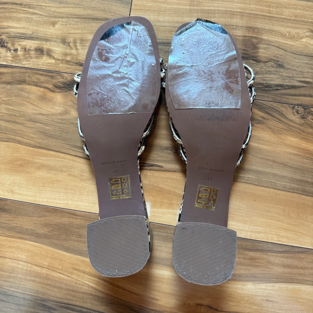 Free People Snakeskin Pattern Sandals - Picture 4 of 10